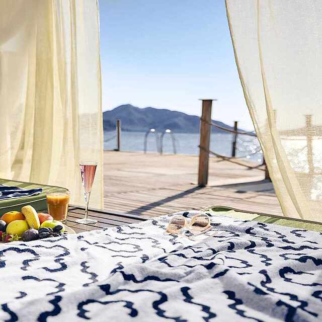 Daybed am Strand im TUI BLUE Grand Azur