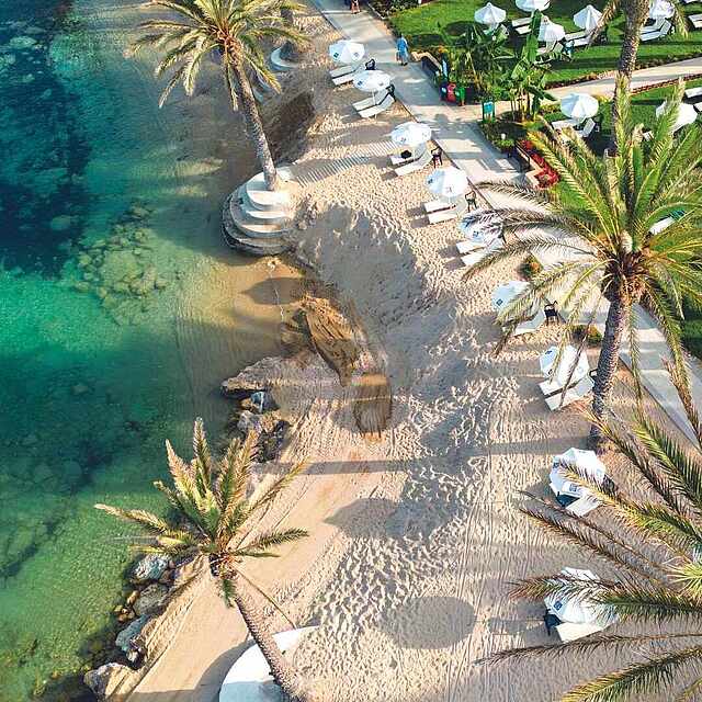 Strand am TUI BLUE Pioneer Beach von oben