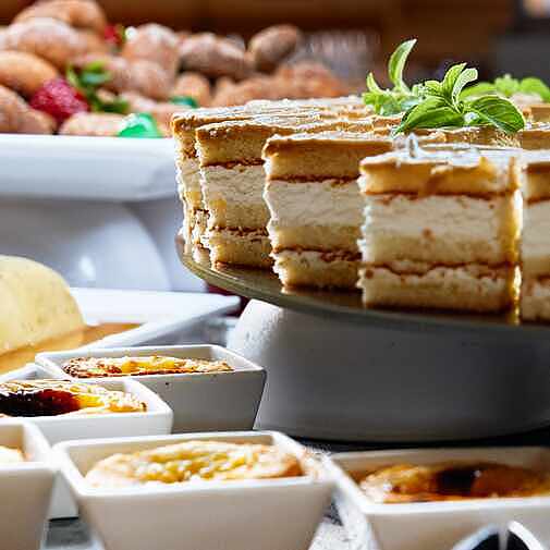 Buffet für Leckermäuler Buffet Dessert TUI BLUE Falesia Hotel Portugal
