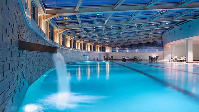 indoor swimming pool TUI BLUE Grand Azur indoor swimming pool at night TUI BLUE Grand Azur