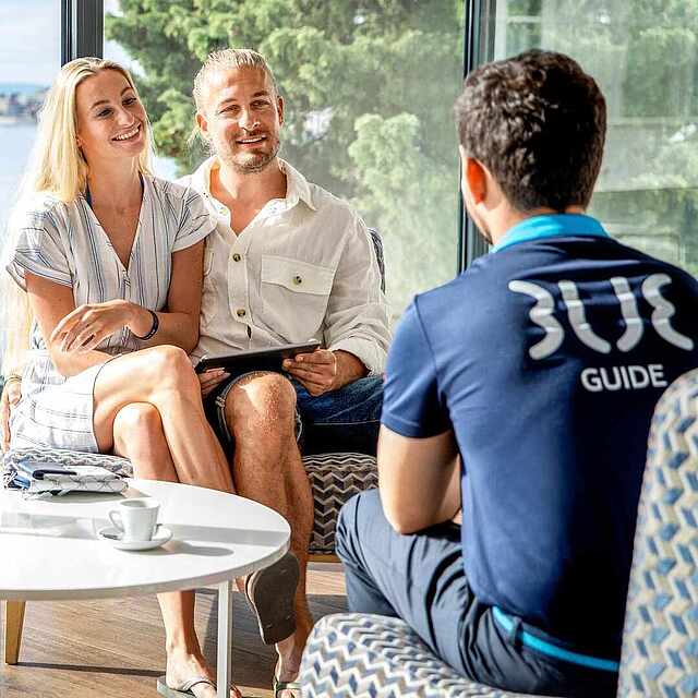 TUI BLUE Guide berät Urlauber