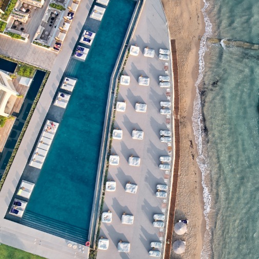 Strand von Oben TUI BLUE Caravel Strand von oben